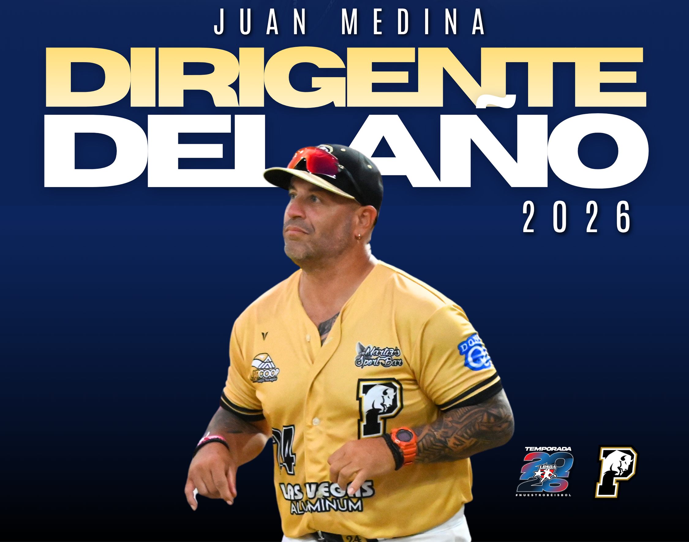 Juan Medina Dirigente del Año