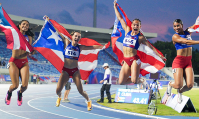 Relevo 4x100 Atletismo Puerto Rico
